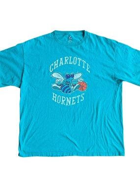 Charlotte Hornets NBA Majestic Men’s Graphic T-Shirt Modern Retro Size: 2XL